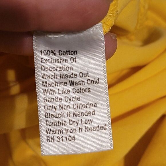 Kim Roger's yellow embroidered top - Picture 7 of 7